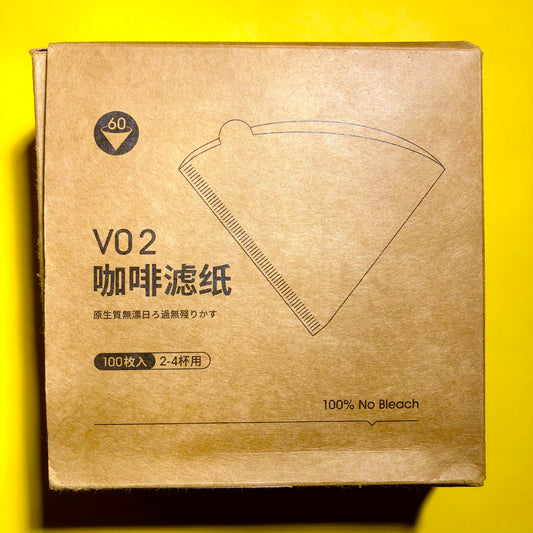 Filtros No.2 para V 60 paquete de 100